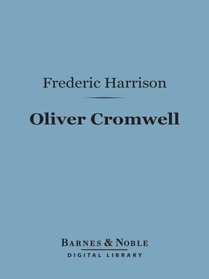cover image of Oliver Cromwell (Barnes & Noble Digital Library)